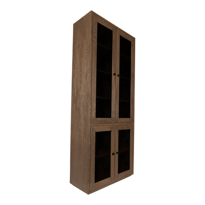 Oak cabinet Armarium 4 doors Grey