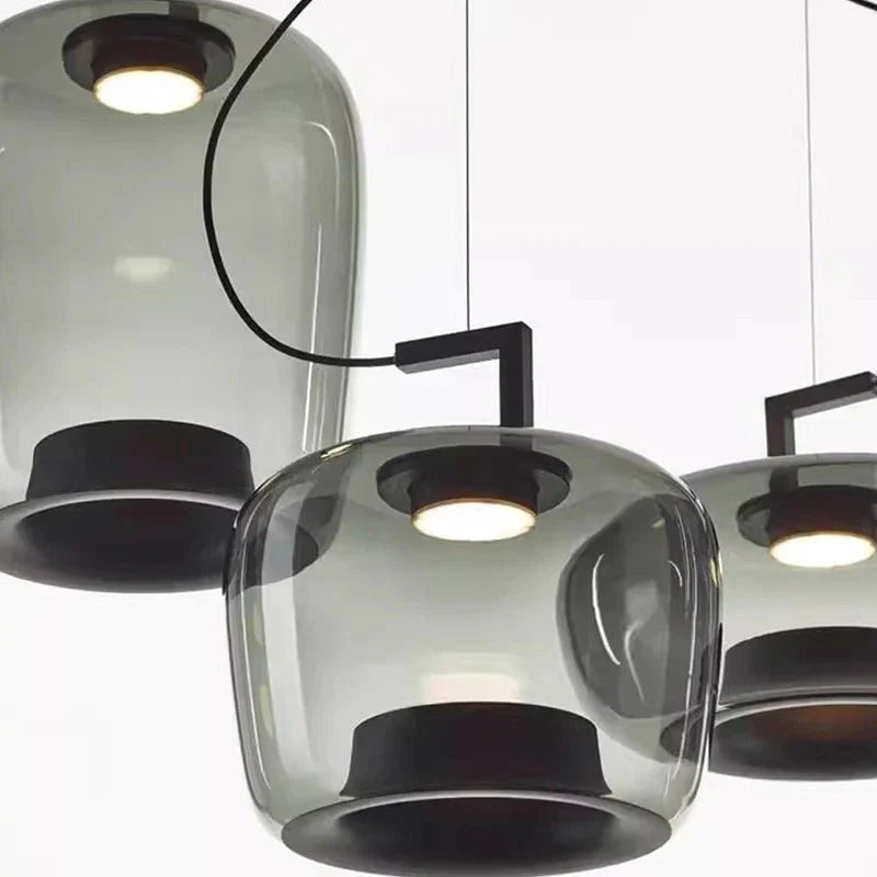 stijlvolle moderne hanglamp voor een sfeervolle keukentafel