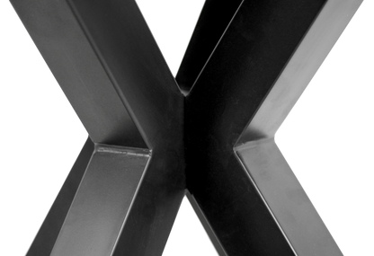 Onderstel Oakland - 3D-Model - 80x80x72 - Gepoedercoat zwart - Metaal