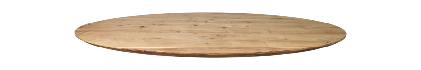 ovaal tafelblad zurich - 220x110x3,8 - naturel - acaciahout