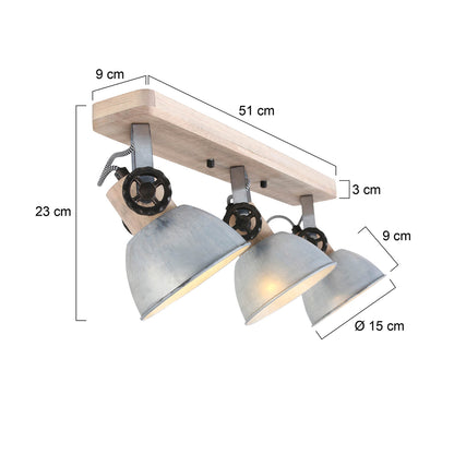 Ceiling lamp Gearwood 2133NI Nickel