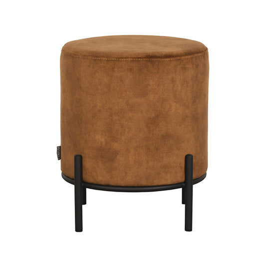 LABEL51 Pouf Troy - Ochre - Velvet - M