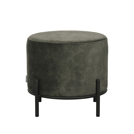 LABEL51 Pouf Troy - Hunter - Velours - L