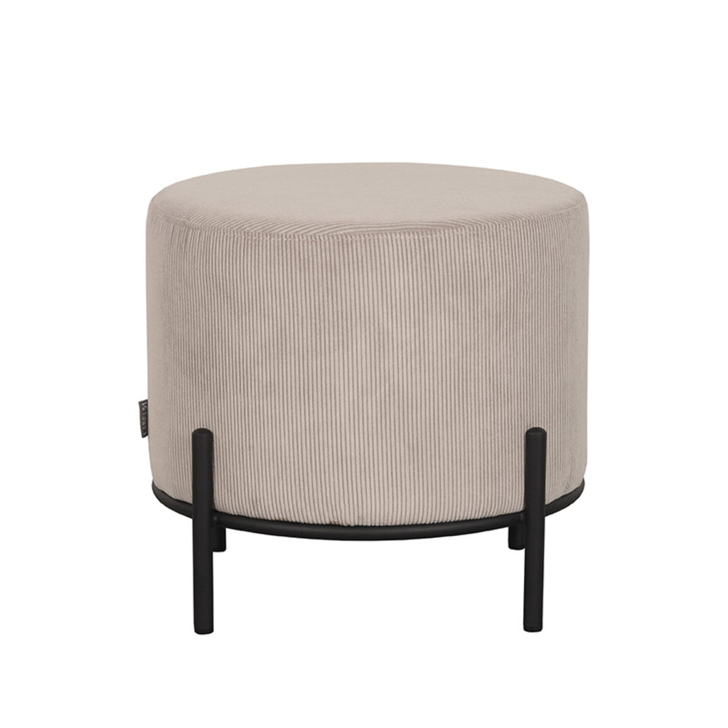 label51 pouf troy - natural - corduroy - l