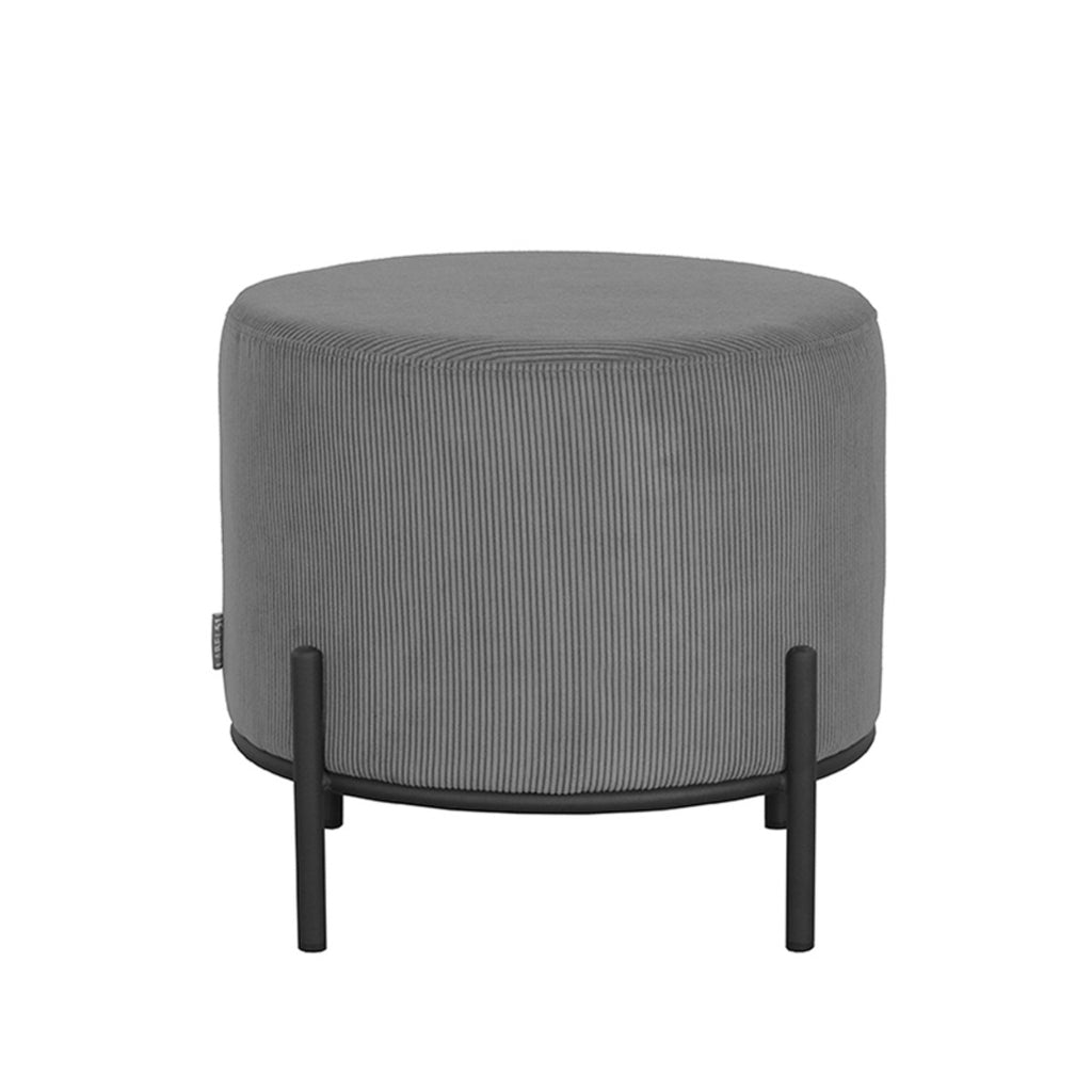 label51 pouf troy - grey - corduroy - l