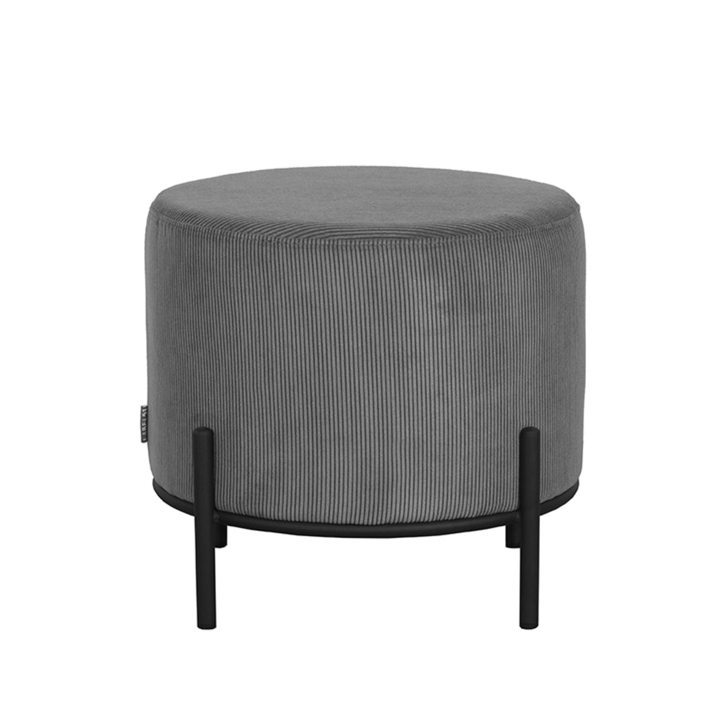 label51 pouf troy - grey - corduroy - l