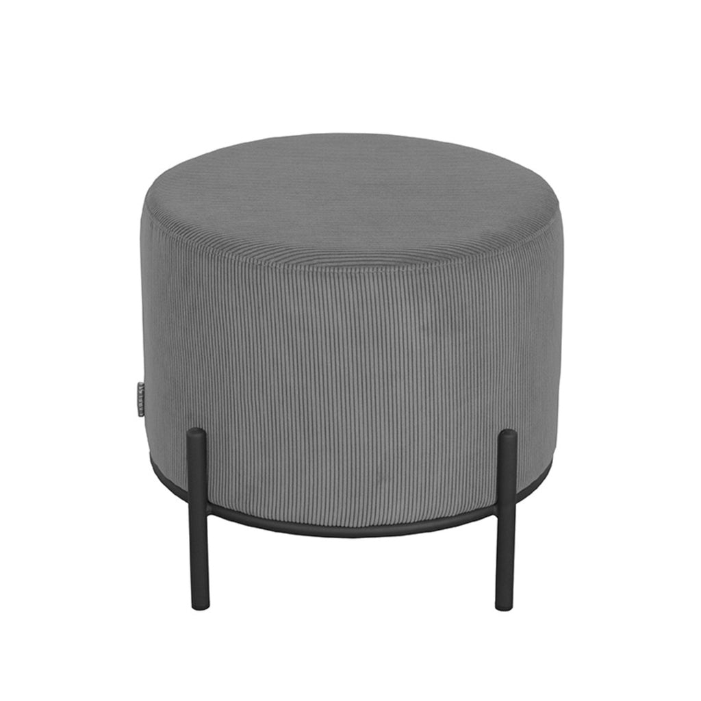 label51 pouf troy - grey - corduroy - l