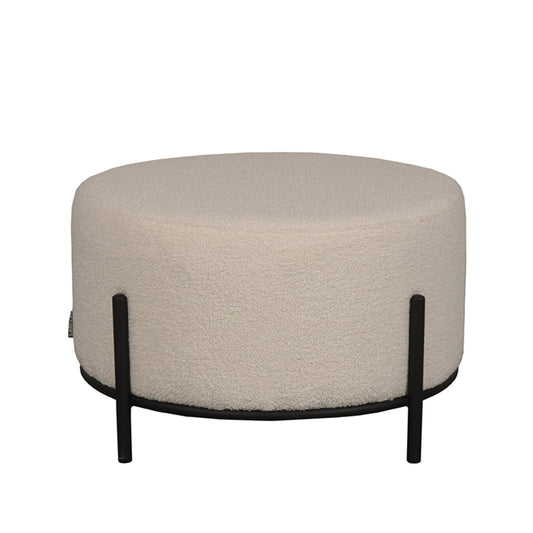 LABEL51 Pouf Troy - Ivory - Boucle - XL