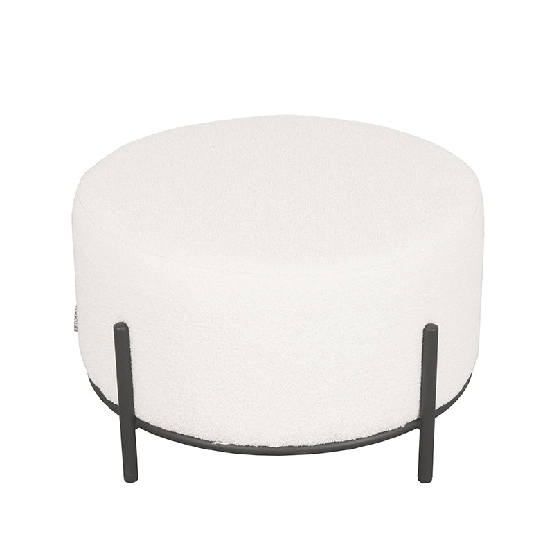 label51 pouf troy - ivory - boucle - xl