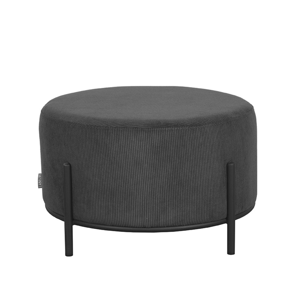 label51 pouf troy - anthracite - corduroy - xl