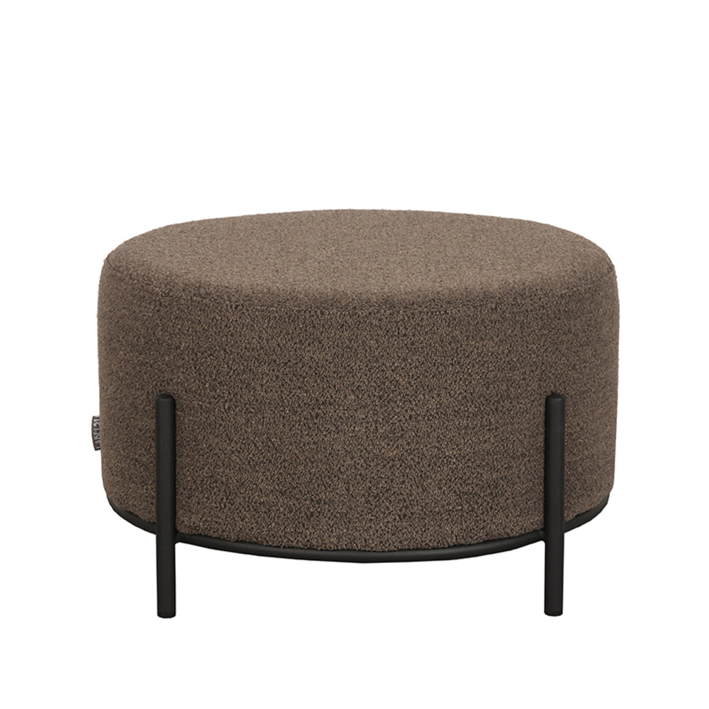 label51 pouf troy - brown - boucle - xl