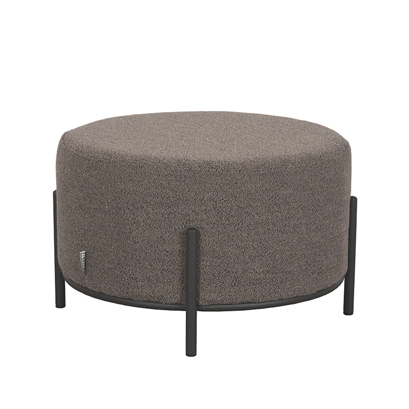 label51 pouf troy - brown - boucle - xl