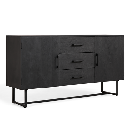 Pristina Sideboard Black 150x80x40cm