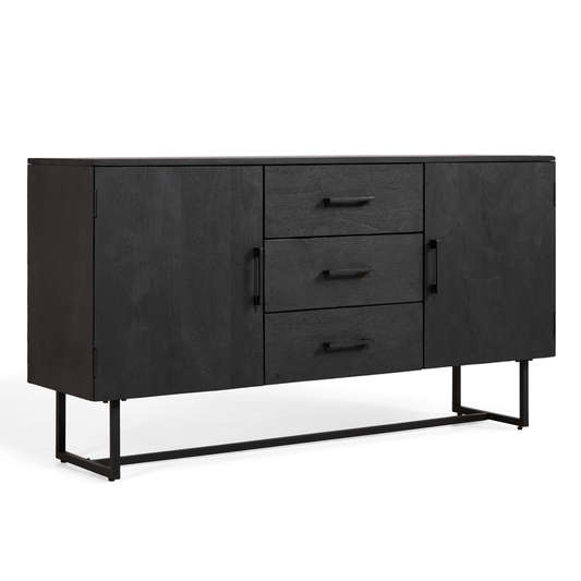 Pristina Sideboard Black 150x80x40cm