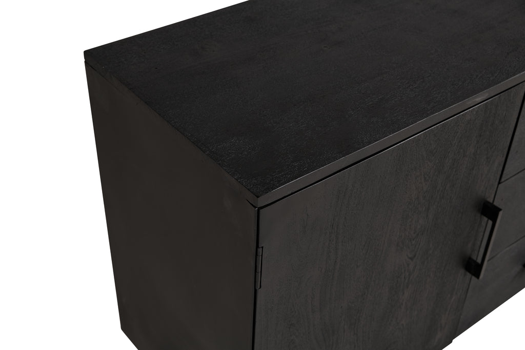 pristina sideboard black 150x80x40cm