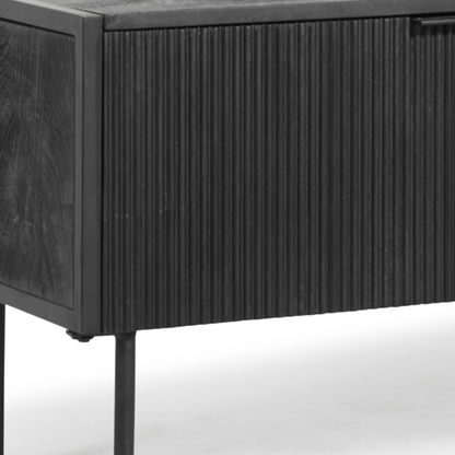 Pristina Sideboard Black 150x80x40cm