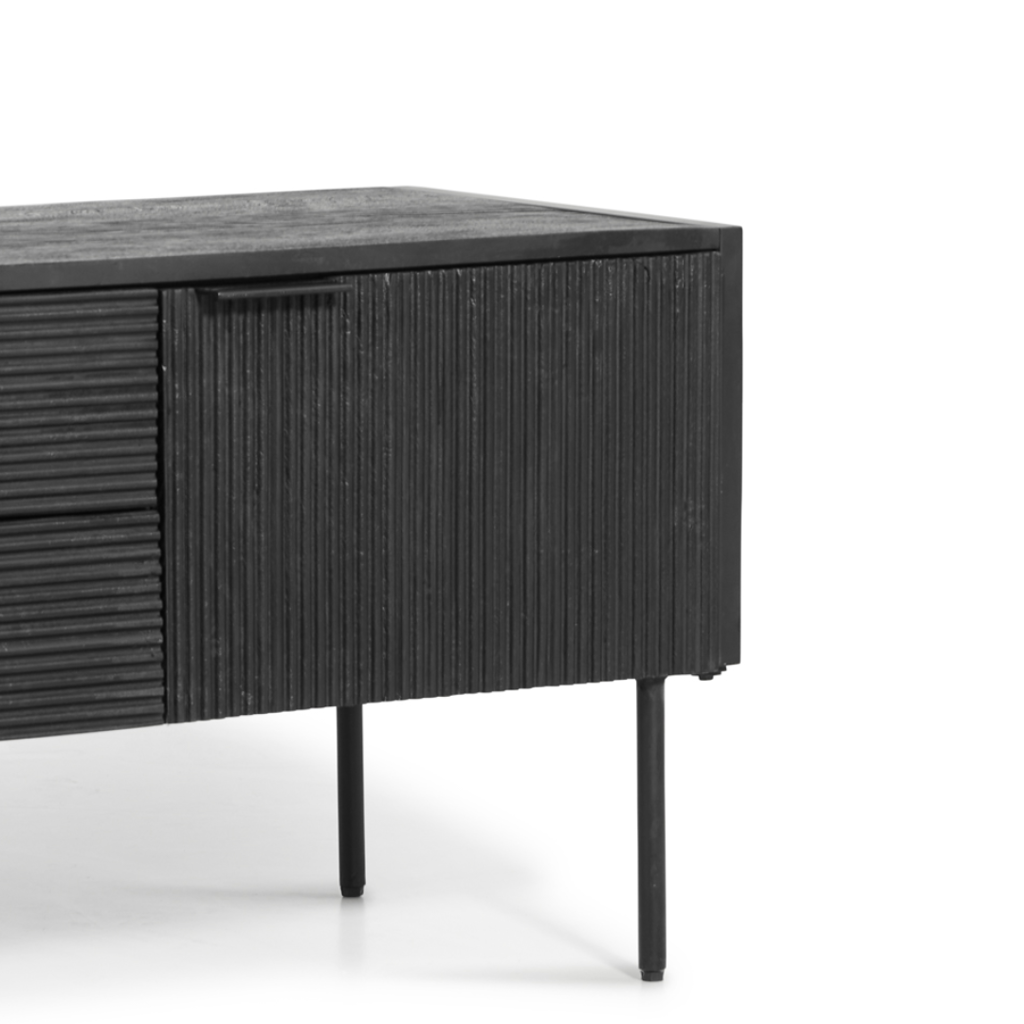 pristina sideboard black 150x80x40cm