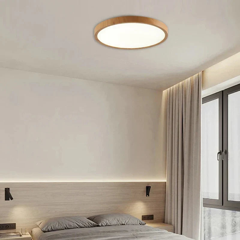 elegante ultradunne ronde plafondlamp voor een moderne uitstraling