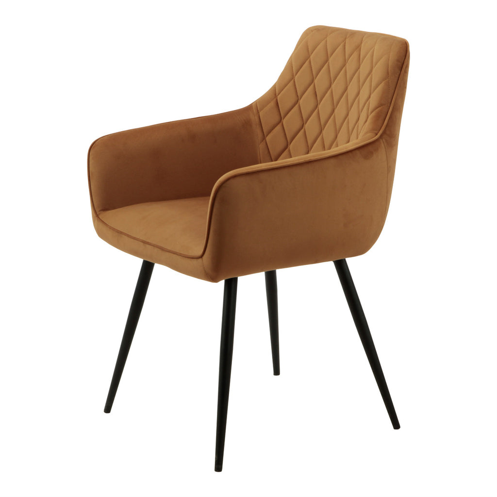 ravi 3.0 dining chair velvet - gold return