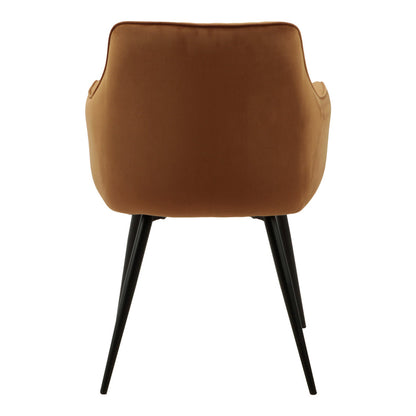 Ravi 3.0 dining chair velvet - gold Return