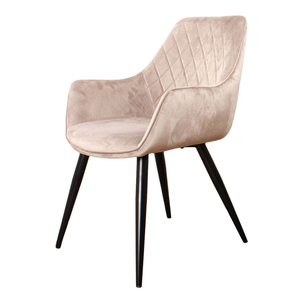 ravi dining room chair 2.0 velvet champagne