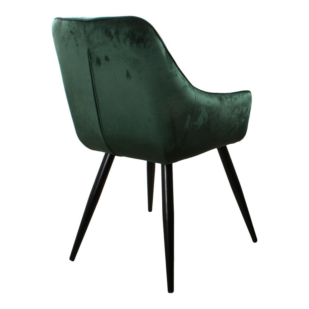 ravi dining chair 2.0 velvet dark green