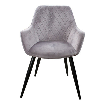 Ravi dining room chair 2.0 velvet gray