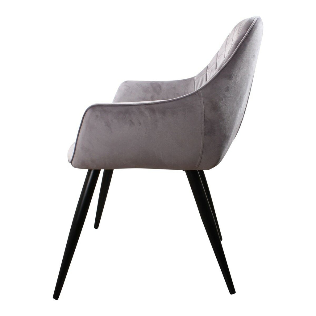 ravi dining room chair 2.0 velvet gray