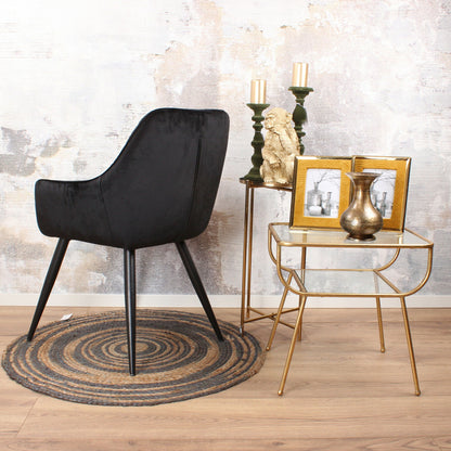 Ravi dining chair 2.0 velvet black