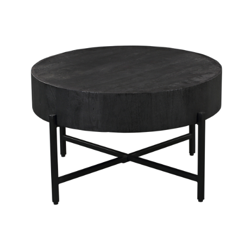 coffee table cooper black | 80 cm