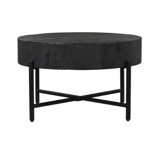 coffee table cooper black | 80 cm