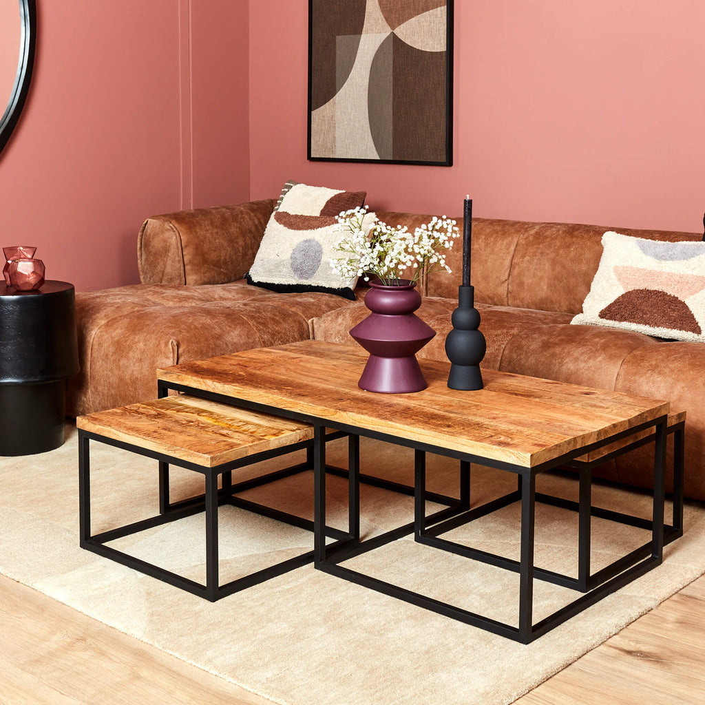 denver coffee table | set of 3 | rectangle