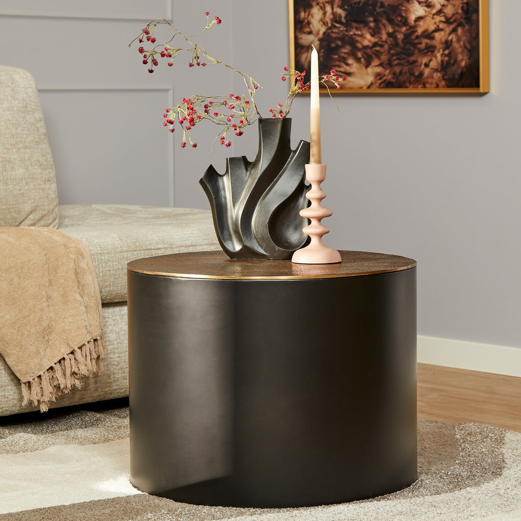 coffee table fiore | black/gold