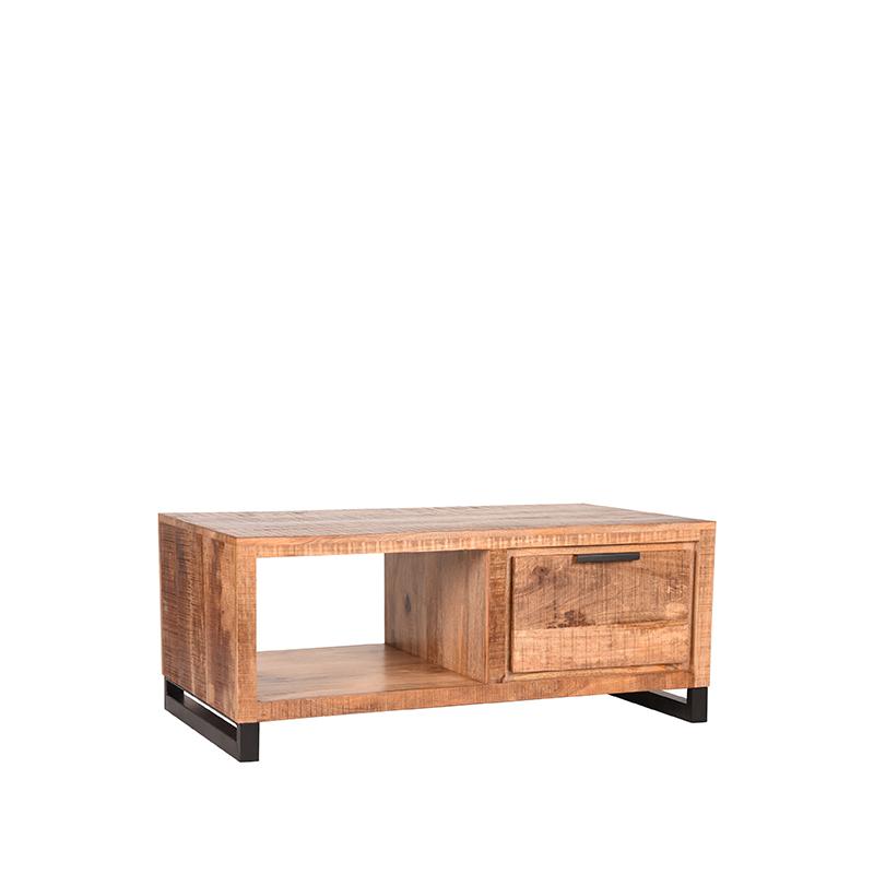 label51 coffee table glasgow - raw - mango wood - 110x60 cm