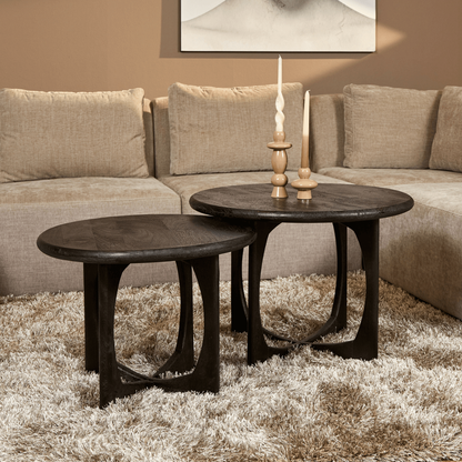 Milou coffee table | Black | 70 cm