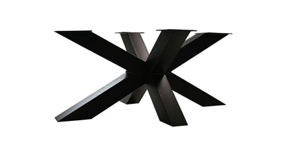 Salontafelonderstel Oakland - 3D-Model - 90x60x40 - Gepoedercoat zwart - Metaal