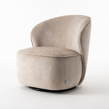 Sammy Swivel Chair Fabric Loris #05 Beige