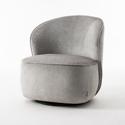 Sammy Swivel Chair Fabric Loris #08 Grey