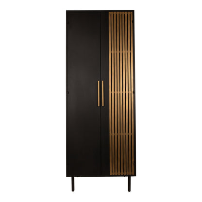 Sayan cabinet black and gold