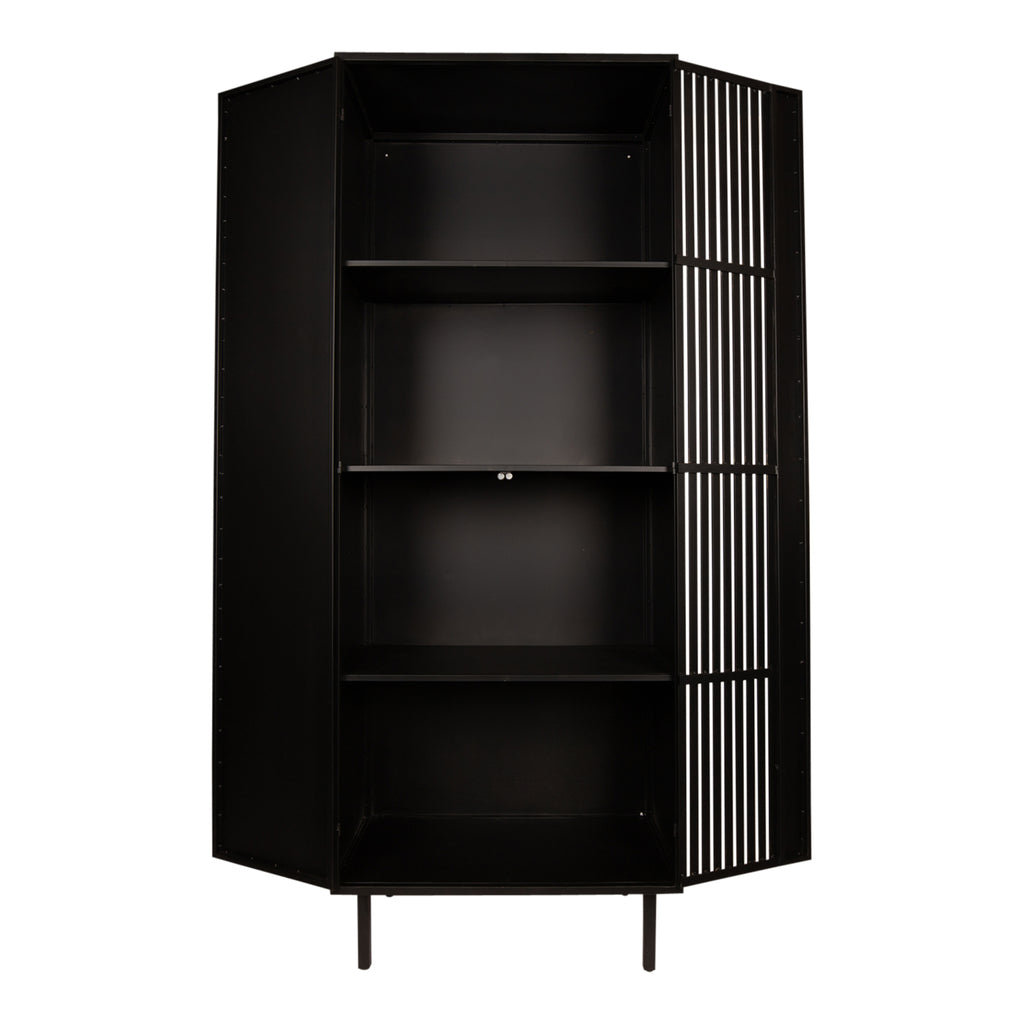 sayan cabinet black and gold