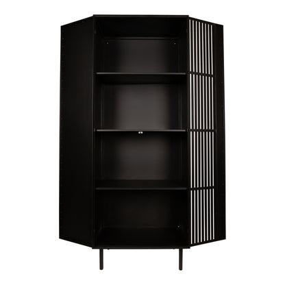 Sayan cabinet black and gold