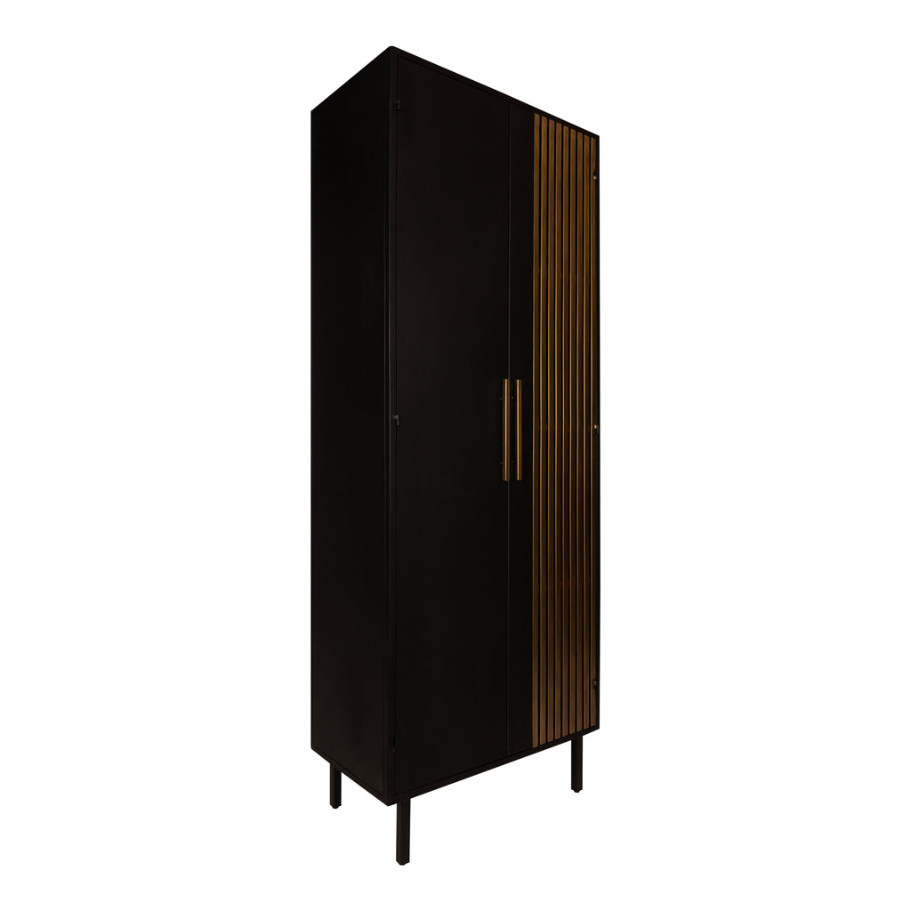 sayan cabinet black and gold