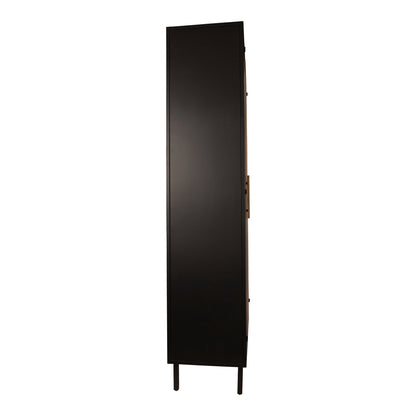 Sayan cabinet black and gold