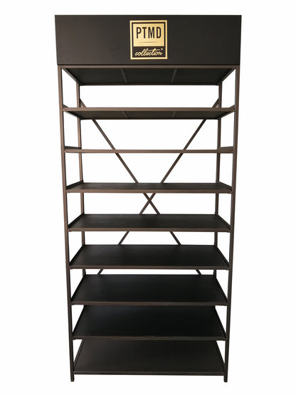 Shop furniture metal candle cabinet veneer shelves