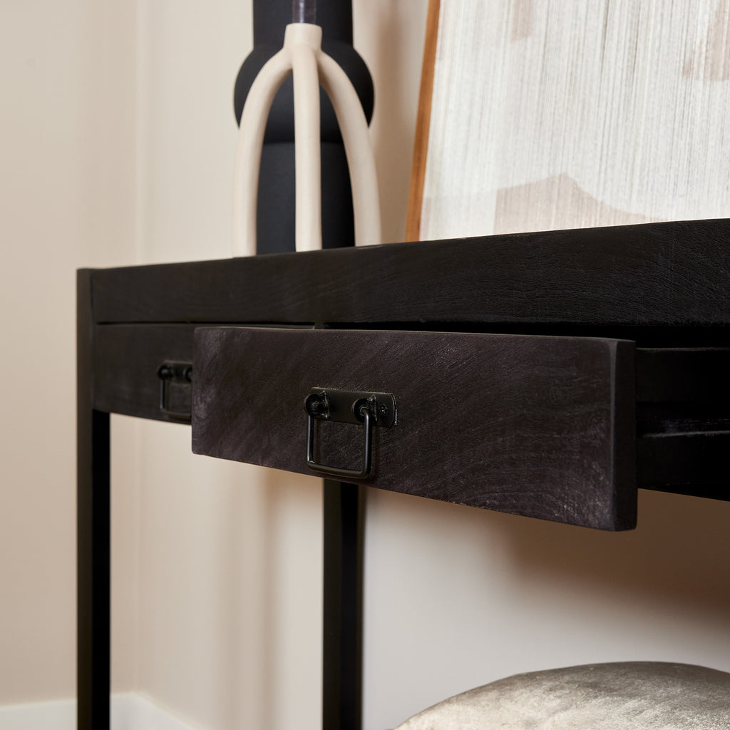 side table boaz black | 120 cm