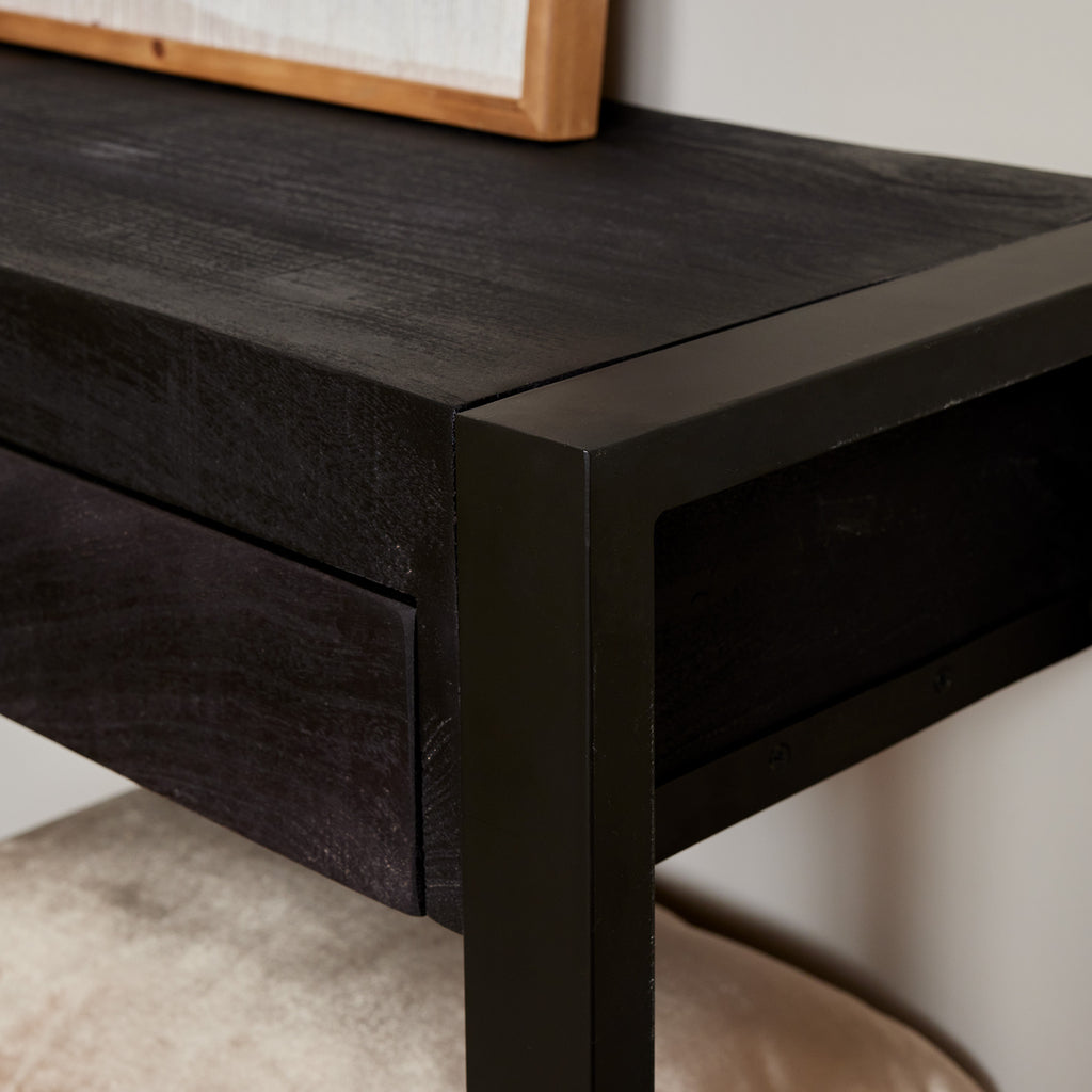 side table boaz black | 120 cm