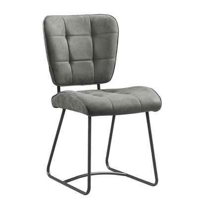 Bailey SL chair black - Soft Steel fabric