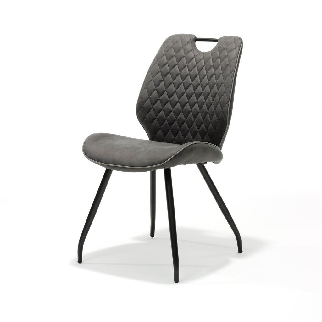 chair hardy black fabric soft anthracite