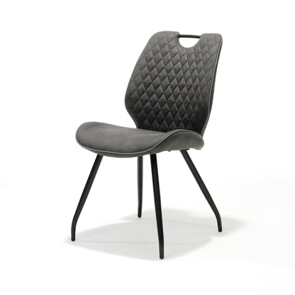 Chair Hardy black Fabric Soft Anthracite