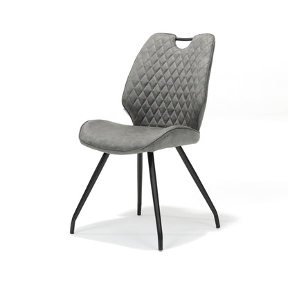 Chair Hardy black Fabric Soft Steel